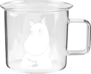 Hrnček Muurla Muminovci Mumintroll sklenený 350 ml transparentný