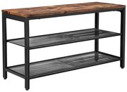 Botník DAVOR hnedá/čierna