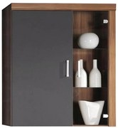 Vitrína 4 Samba slivka/grafit