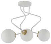 Luster na tyči ZIGZAG 3xG9/12W/230V biela