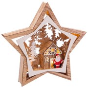 Hnedá vianočná svetelná dekorácia Noel – Casa Selección