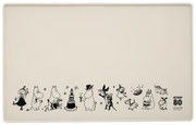 Podložka pod misky pre psov Moomin Pets 48x30cm / 80. výročí