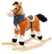 Hojdací koník s melódiou a šatkou Baby Mix Blesk