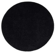 Koberec City Shaggy 500 čierny kruh