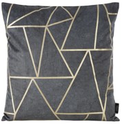 DEKORAČNÁ OBLIEČKA NA VANKÚŠ BLINK29 45X45 CM TMAVOSIVÁ