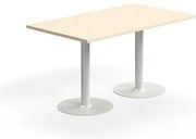 Stôl VERTICUS, 1400x800x720 mm, breza/biela