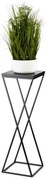 Kvetinový stojan LOFT 70 cm čierny
