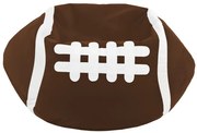Plyšový sedací vak Rugby hnedý