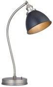 Endon 98752 - Stolová lampa FRANKLIN 1xE14/7W/230V matný chróm/antracit
