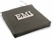 Sedák na stoličku tmavo sivý 40x40 cm EMI