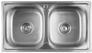 Aqualine Aqualine, Nerezový drez 81x18x46 cm, AQ8146B
