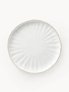Raňajkové taniere's reliéfom z porcelánu Sali, 2 ks