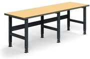 Dielenský stôl TRUST, 2500x760 mm, 300 kg, tvrdená doska