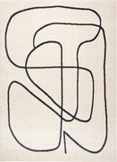 Kusový koberec Fusion 8297 cream/dark grey, 80x150, biela, kancelária, Dywany Łuszczów