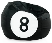 Sedací vak biliard 8 ekokoža