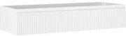 Mexen Rivel, kúpeľňová skrinka 120 cm, 1 zásuvka, drážkovaná, biela matná, 91A20-12023-1-BF01