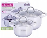 Sada hrncov 4 ks 2,1 l/3,9 l