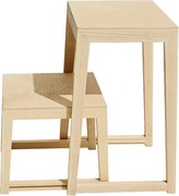 Multifunkčná taburetka - schodíky do kuchyne THEO STEP, 44x39x60 cm Dub