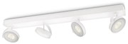 Philips 53174/31/P0 - Stmievateľné bodové svietidlo MYLIVING CLOCKWORK 4xLED/4,5W