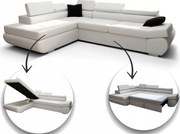 Moderný Rozkladací Rohový Gauč 280X200 Úložný Box, Skladová Ponuka Eva