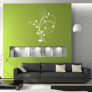 Sablio Samolepka na stenu: Strip ornament - 120x100 cm