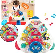 LEAN Toys Interaktívny vzdelávací stôl s volantom Trojuholníkový farebný