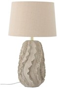 Béžová stolová lampa s textilným tienidlom (výška 64 cm) Natika – Bloomingville