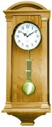 Drevené kyvadlové hodiny JVD N9317.3 s melódiami a nočným režimom, 69 cm