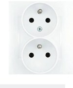 GP-2QC Dvojitá zásuvka Z/U