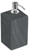 Tmavosivý mramorový dávkovač mydla 200 ml Aixa – Kave Home