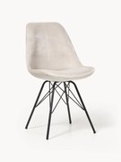 Stolička so zamatovým čalúnením Eris, 2 ks