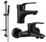 Mexen Caro DF72 vaňová súprava, čierna - 746603DF72-70