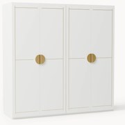 Modulárna šatníková skriňa's krídlovými dverami Denise, Š 200 cm, rôzne možnosti