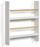 Biela poschodová detská polica 50 cm Gopi – Kave Home
