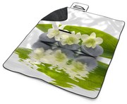 Sablio Plážová deka Biela orchidea: 200x140 cm