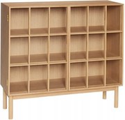 Komoda Shoji, presklená, prírodná, Hübsch