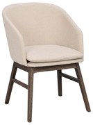 Béžové čalúnené jedálenské kreslá v súprave 2 ks Windham – Rowico