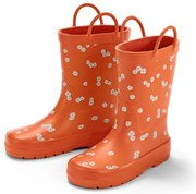 Gumové čižmy, celoplošná kvetinová potlač