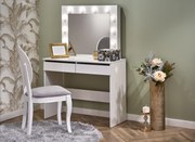 Toaletný stolík Velinio 95 cm - biela