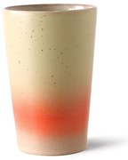 2ks farebný retro hrnček na latté 70s - Ø 7,5*13cm / 280ml