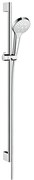 Hansgrohe Croma Select S, sprchová sada Multi EcoSmart 9 l/min so sprchovou tyčou 90 cm, biela/chrómová, HAN-26571400
