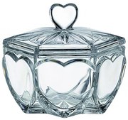 KRIŠTÁĽOVÁ MISKA BOHEMIA SRDCE 130MM