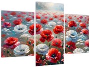 Obraz - Pole vlčích makov (90x60 cm)
