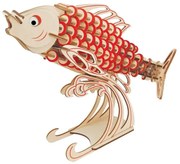 Woodcraft Drevené 3D puzzle Kapor