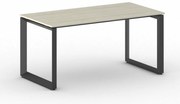 Kancelársky stôl PRIMO INSPIRE, 160x80 cm, čierna podnož, dub prírodný