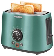 Sencor - Hriankovač s dvoma otvormi a roštom na opekanie 1000W/230V mintový