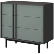 Komoda 90 Alsy 8 Aloe/Antracit