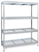 AR Shelving Vysokozáťažový regál Wire Mesh, 180 × 150 × 60 cm, 400 kg