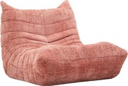 Ružový sedací vak z textílie buklé Mask – Mauro Ferretti