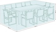 MI Obal na štvorcový stôl + stoličky 130x130x90cm